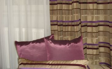 Dekorace - komerční prostory6 | Realizace - Textilní dekorace - Komerční místnosti Brno